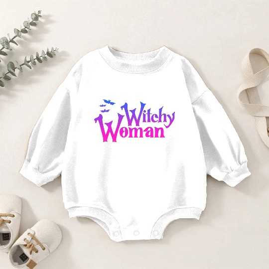 Witchy Woman Baby Romper Sweatshirts