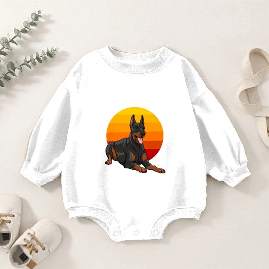 Doberman Never Lie About Their Love Baby Romper Sweatshirts