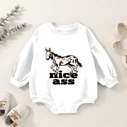 Nice Ass ©WhiteTigerLLC.Com LIKE US ON FACEBOOK Baby Romper Sweatshirts