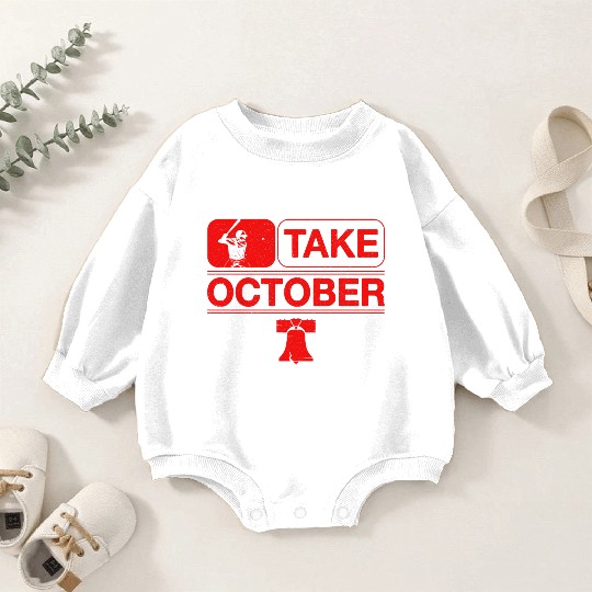 Philadelphia Take October Philly Vintage Baby Romper Sweatshirts