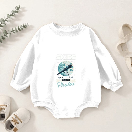 Astrophotography Astronomy Space Camera Star Watch Baby Romper Sweatshirts