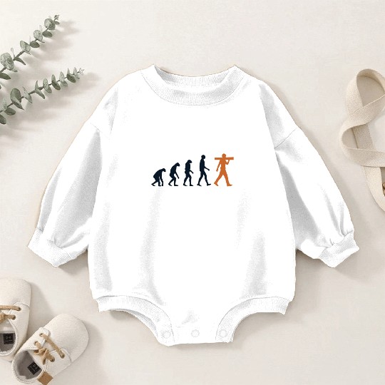 Carpenter Evolution Woodturner Joiner Woodworker Baby Romper Sweatshirts