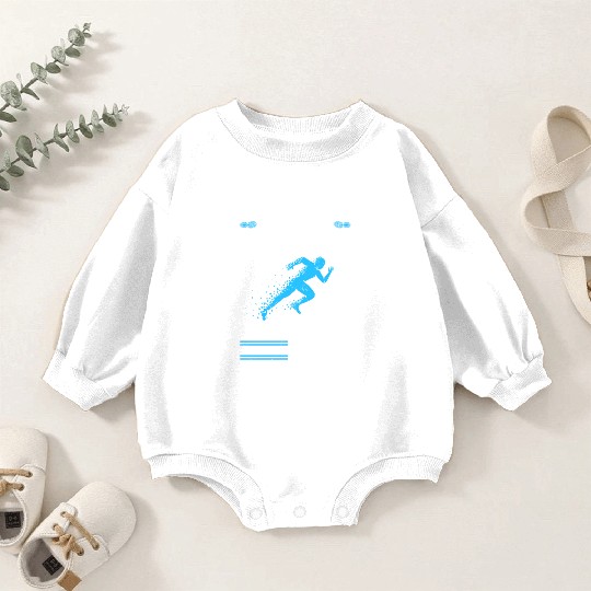 Field Running King Cross Country Running Baby Romper Sweatshirts