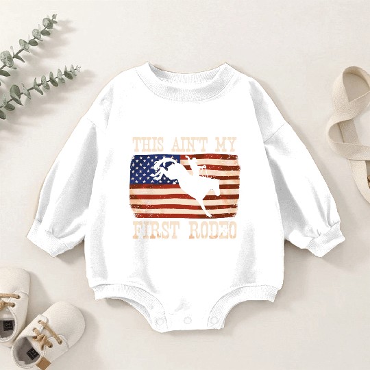 This Ain't My First Rodeo Women Rodeo Cowboy Baby Romper Sweatshirts