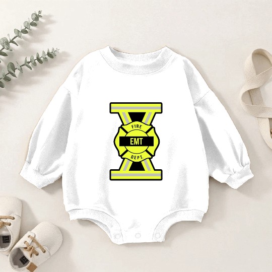 EMT emergency medical technician Baby Romper Sweatshirts
