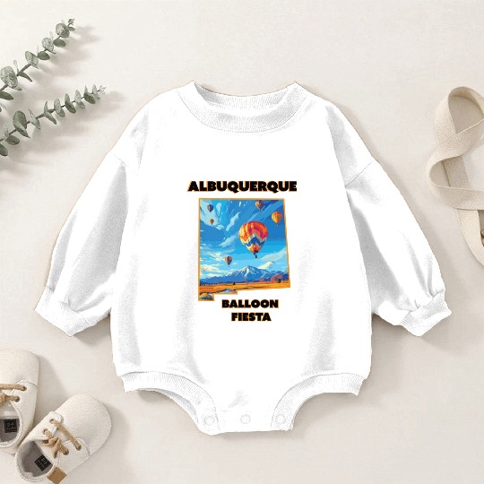 New Mexico Balloon Festival Baby Romper Sweatshirts