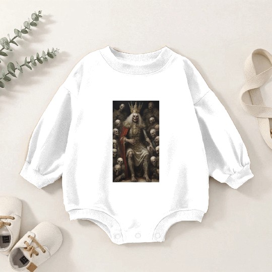 Undead Emperor Vampire demon devil alien zombie 2 Baby Romper Sweatshirts