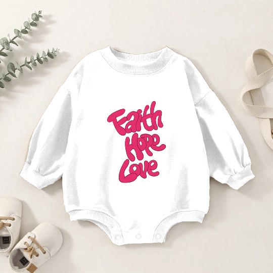 Hopeful Hearts Embrace Baby Romper Sweatshirts