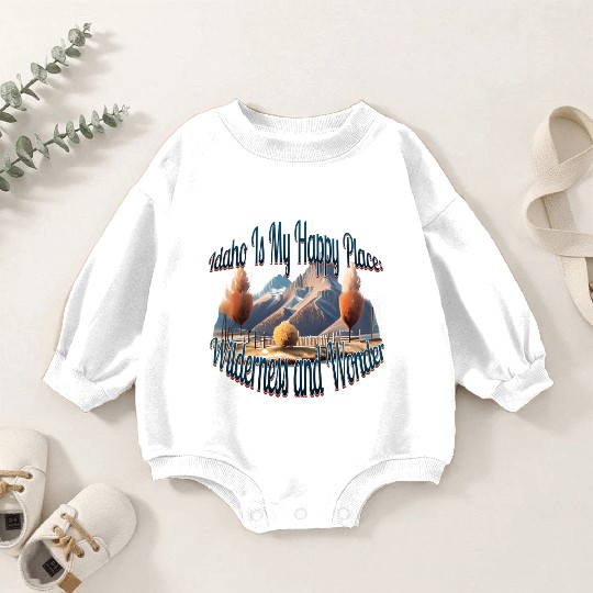 idaho Baby Romper Sweatshirts