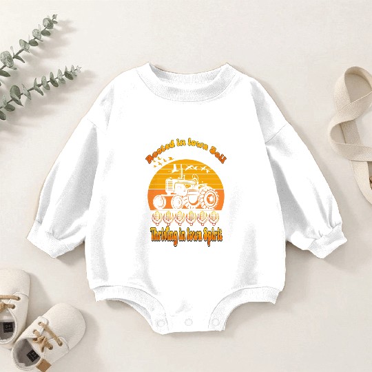 iowa Baby Romper Sweatshirts