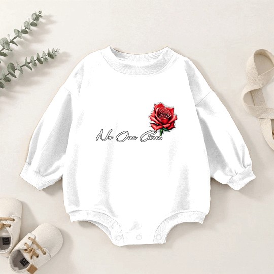 No One Cares Merch Baby Romper Sweatshirts