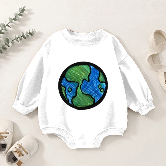 Earth Baby Romper Sweatshirts
