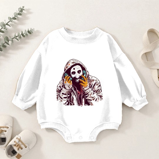 Ghostface Phone Call Baby Romper Sweatshirts