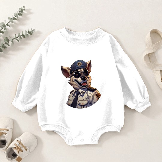 Police hyena Baby Romper Sweatshirts