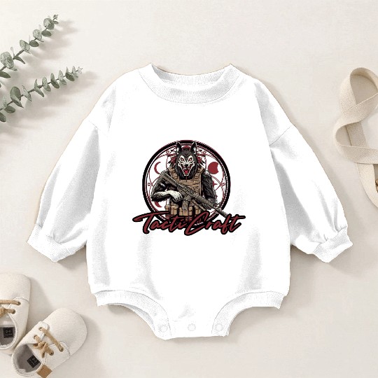 Skinwalker Wolfman Native American Magic Baby Romper Sweatshirts