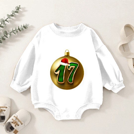 17 Years Young - Seventeen Christmas Balls Baby Romper Sweatshirts