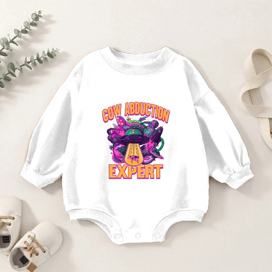 Alien, Aliens, UFO, UAP, Space Unknown Flight Baby Romper Sweatshirts