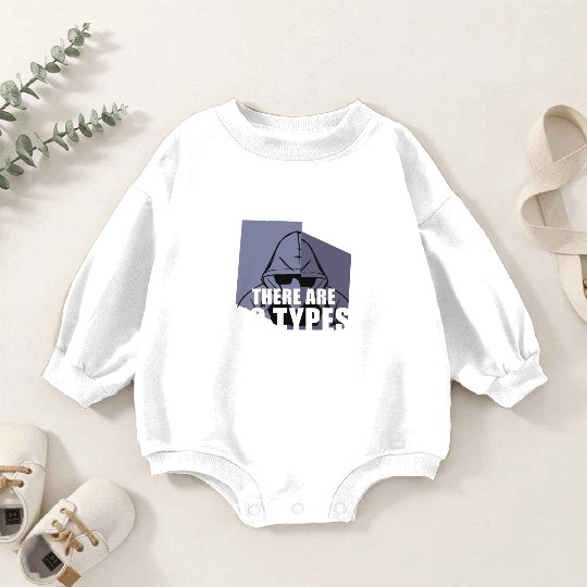 Funny Binary Code Saying Computer Science Programm Baby Romper Sweatshirts