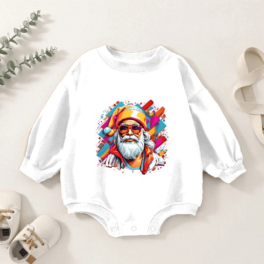 Y2K Santa Claus Baby Romper Sweatshirts