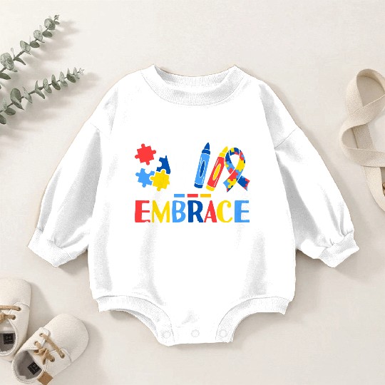 Embrace Neurodiversity ABA Therapist Behavioral Baby Romper Sweatshirts