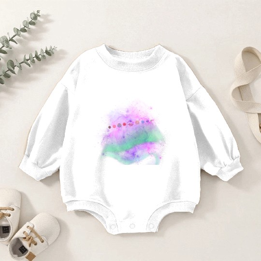 Music Space Cat Baby Romper Sweatshirts