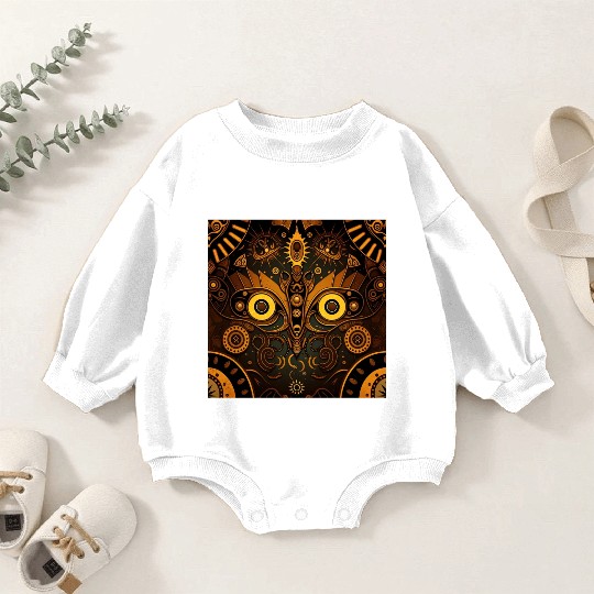 New Age 1920s Abstract Steampunk Design Baby Romper Sweatshirts