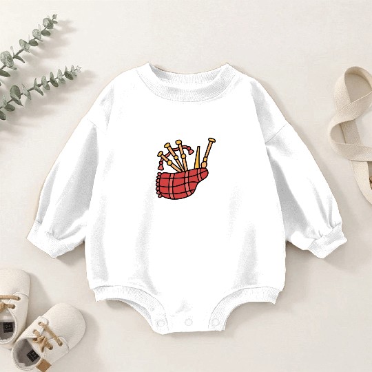 Blow Me Bagpipe Lover Bagpiper Classical Marching Baby Romper Sweatshirts