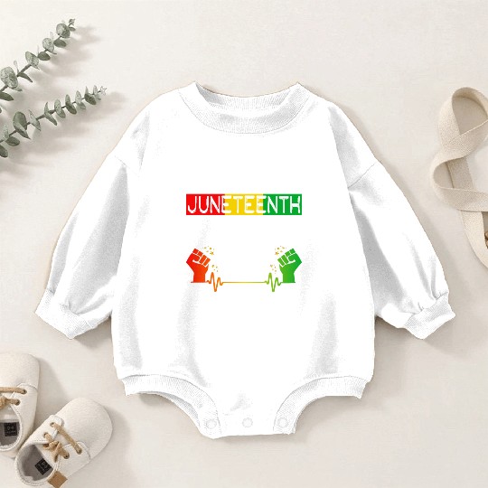 JuneTeenth Breaking Every Chain Since 1865 Baby Romper Sweatshirts