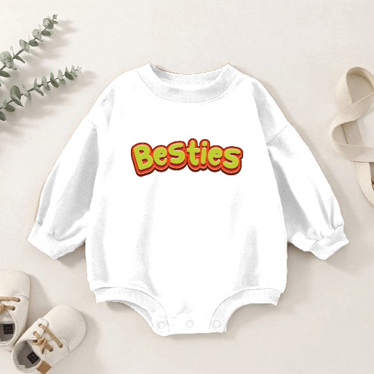besties Baby Romper Sweatshirts