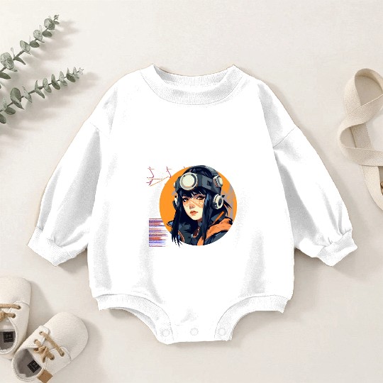 Heroine Anime japan Baby Romper Sweatshirts