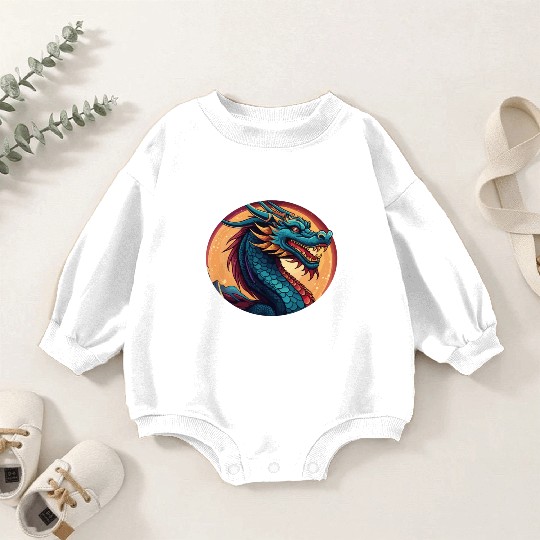 traditional Chinese dragon Baby Romper Sweatshirts