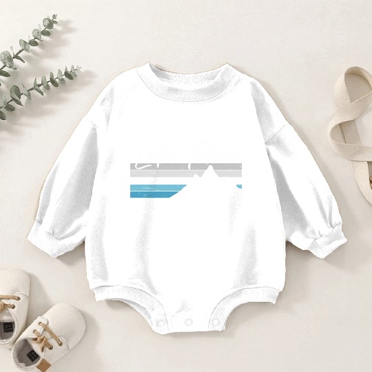 Lake Tahoe Nevada California Mountain Skiing Py Baby Romper Sweatshirts