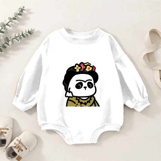 Frida Kahlo D83D DC3CGiant Panda Baby Romper Sweatshirts