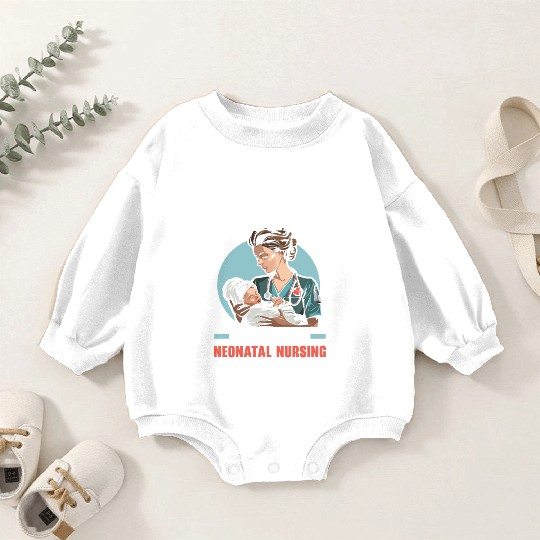 Registered Nurse Medical Medicine Neonatal Nurse Baby Romper Sweatshirts