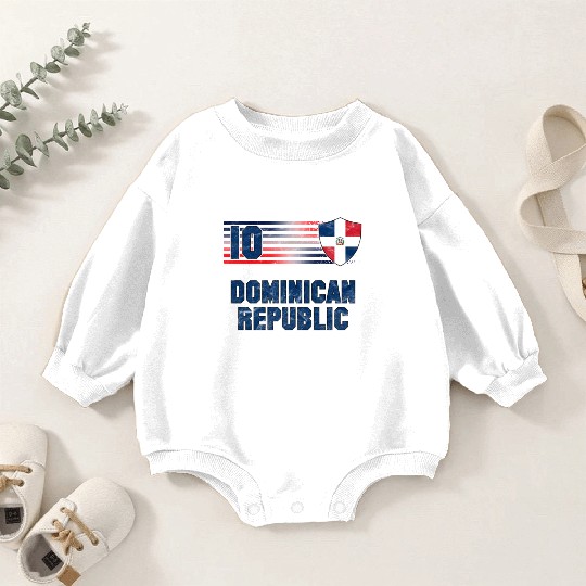 Dominican Republic Baby Romper Sweatshirts