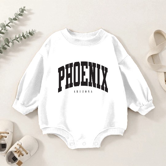 PHOENIX BLACK Baby Romper Sweatshirts