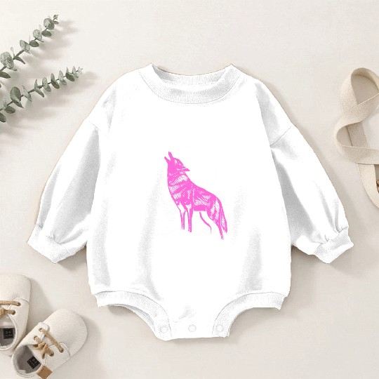Mountain Wolf Furry Owner Gift Baby Romper Sweatshirts