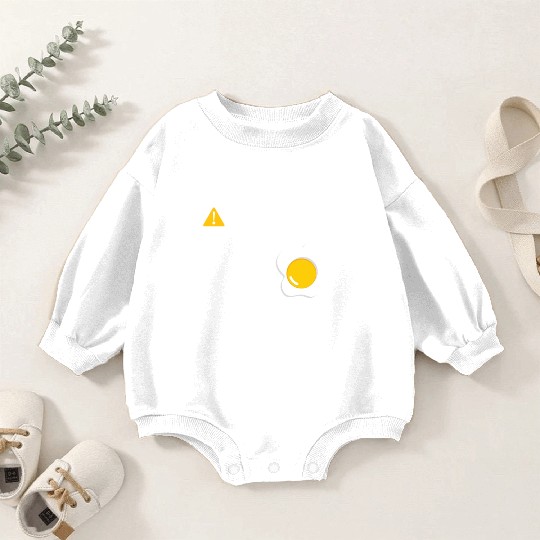 Fried Egg Lover Funny Foodie Baby Romper Sweatshirts