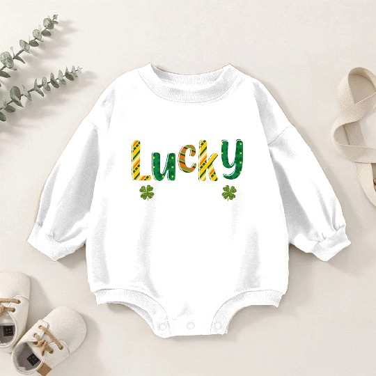 Lucky To Be A Principal School St Patrick's Day Baby Romper Sweatshirts