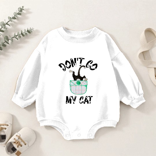 Cat in Pocket Baby Romper Sweatshirts for Kids, Boys, Girls, Women,