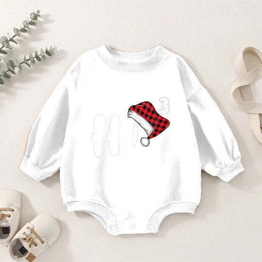 Ho Ho Ho Cheer Baby Romper Sweatshirts: Spread Joy with Santa's Style