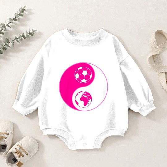 soulofsoccer joyful balance Baby Romper Sweatshirts