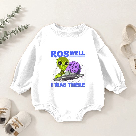 Alien, Aliens, UFO, UAP, Space Unknown Flight Baby Romper Sweatshirts