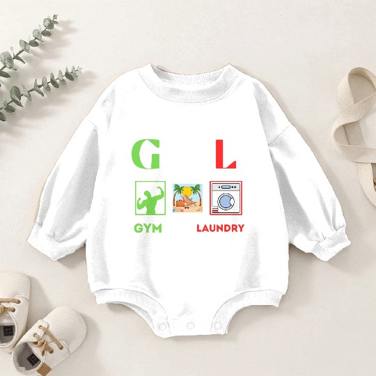 Design sans titre 6 Gym Tan Laundry GTL New Jersey Baby Romper Sweatshirts