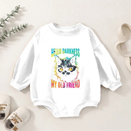 Hello Darkness My Old Friend Baby Romper Sweatshirts