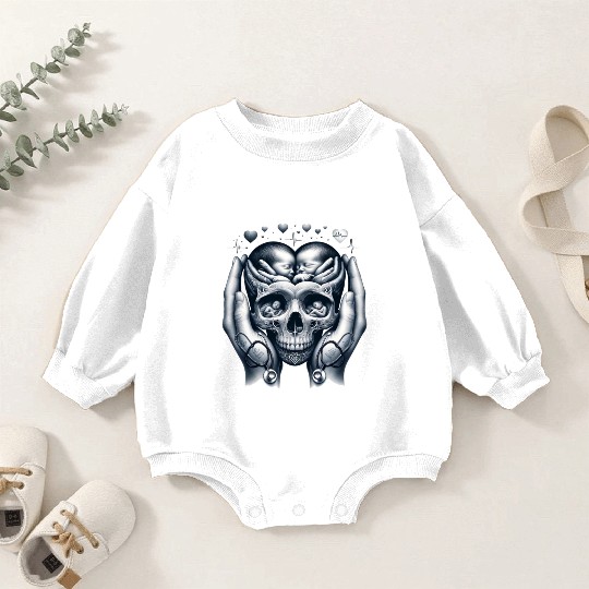 Embrace of Life Skull Baby Romper Sweatshirts NICU Mom Strength and