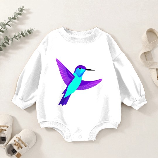 Hummingbird Baby Romper Sweatshirts
