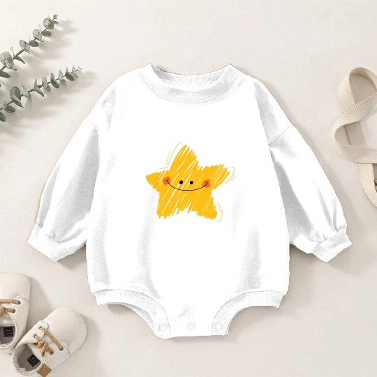 Starboy Unisex and unique Star design Baby Romper Sweatshirts