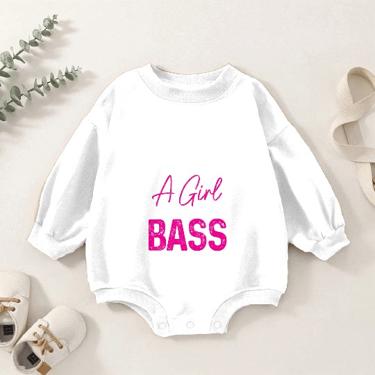 Bass Guitar Player Bassist Funny Gift Baby Romper Sweatshirts