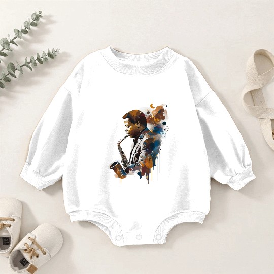 Wayne shorter graphic design Baby Romper Sweatshirts